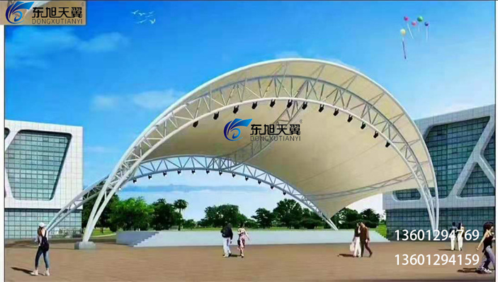 休闲广场膜结构-04